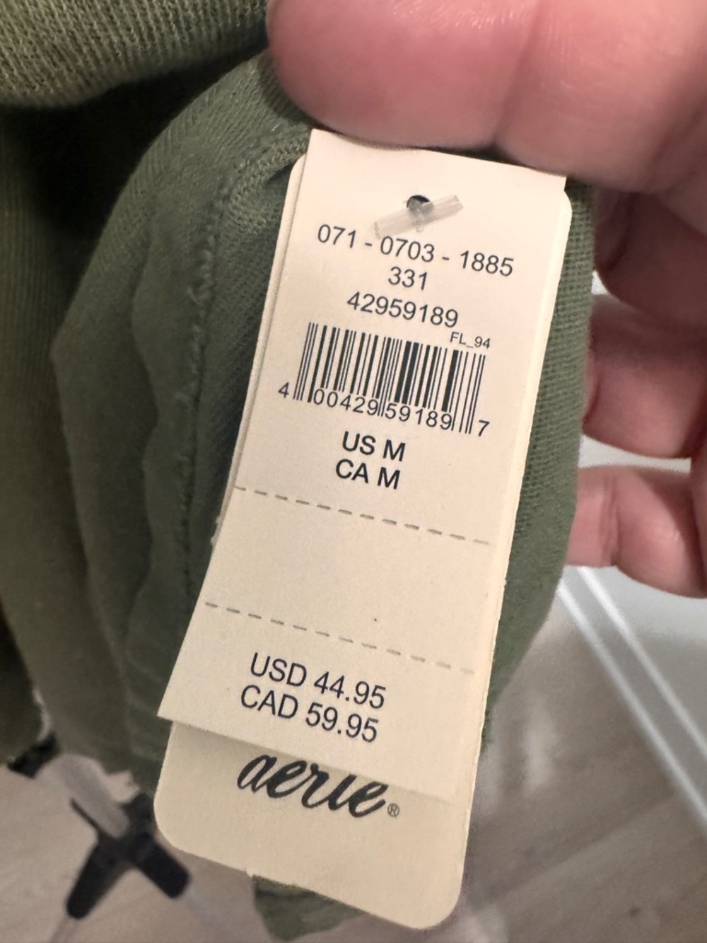 aerie foldover Olive Green Asymmetrical Skirt - Picture 5 of 10